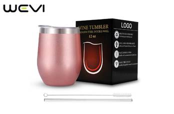 COMOOO Rose Gold Wine Tumbler 12oz Insulated Wine Cup 4 Pack with Lid and  Straw Stainless Steel Wine Glass Tumbler for Gift for Women, Coffee, Wine,  Champagne, Cocktails, Rose Gold - Yahoo Shopping